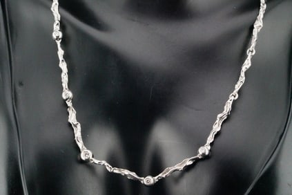 Gilbert Albert 0.30ctw Diamond 18K Necklace