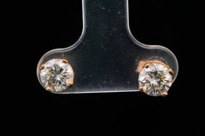 1.60ctw SI1-SI2/G-H Diamond and 14K Earrings