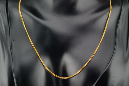 24K Yellow Gold 23.5" Chain