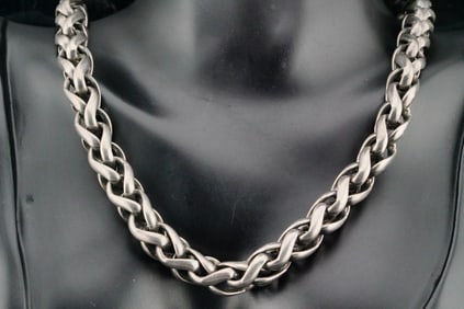 Solid Sterling Silver 18" Necklace
