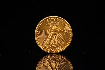 2008 American Gold Eagle 1/10 Oz $5 Gold Coin