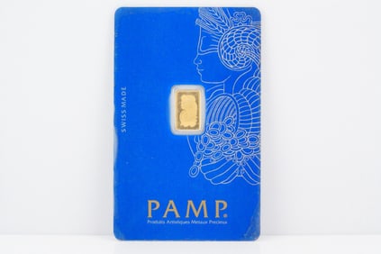 Pamp Suisse 1 Gram 999.9 Fine Gold Fortuna Bar