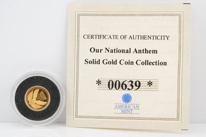2018 0.5 Gram .585 Gold Limited Edition Coin