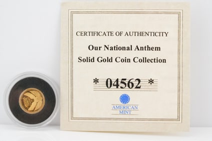 2018 0.5 Gram .585 Gold Limited Edition Coin