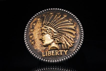 King Baby Sterling Silver Statement Headdress Ring