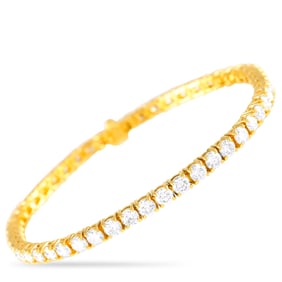 8.80ctw VS2-SI1/G-H Diamond and 18K Tennis Bracelet