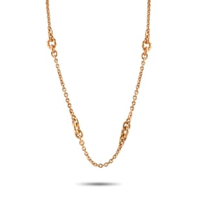 Roberto Coin 18K Rose Gold 27" Link Necklace