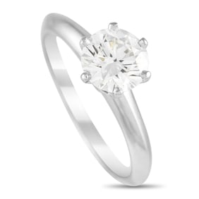 Tiffany & Co. 1.10ct VS2/I Diamond and Platinum Ring