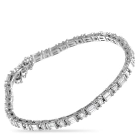3.00ctw Diamond and Platinum 6.5" Tennis Bracelet