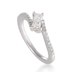 14K White Gold and 0.75ctw Diamond Ring