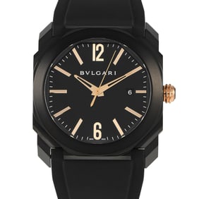 Bvlgari Octo Solotempo Black DLC Steel 41mm Watch