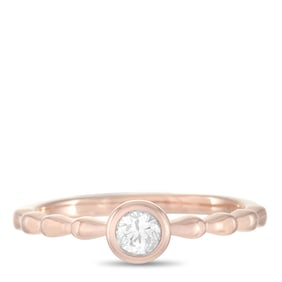 14K Rose Gold and 0.25ct Diamond Ring