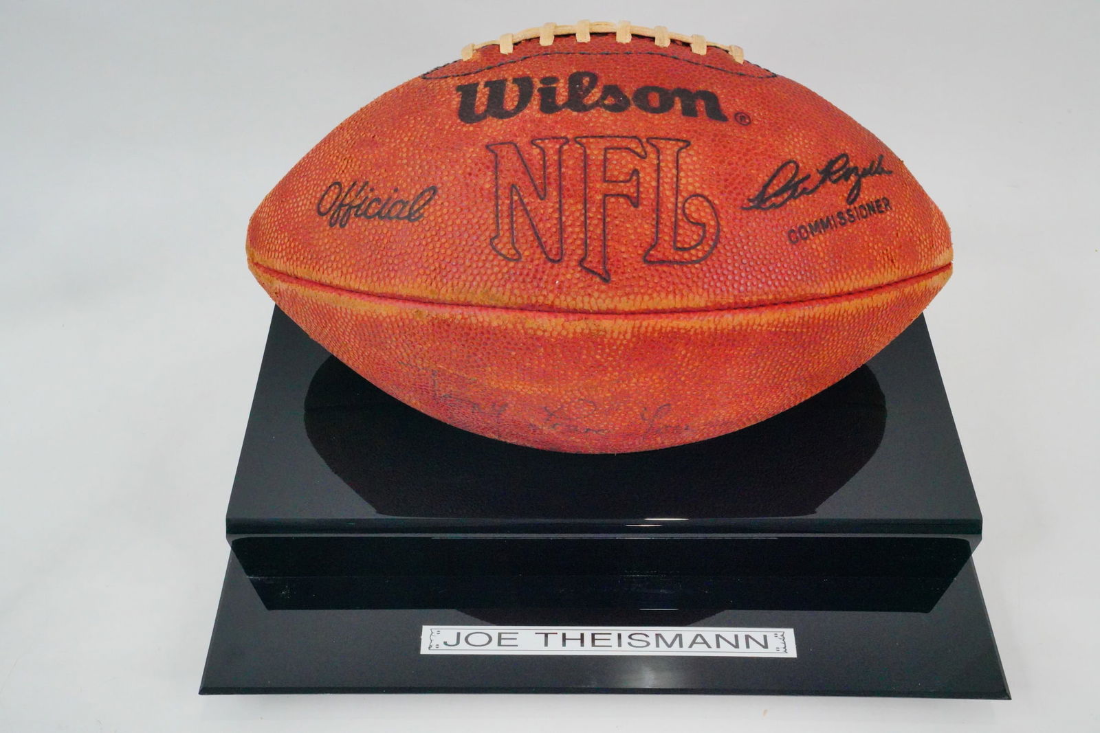 Joe Theismann Signed Official Wilson NFL Football (1 of 10)