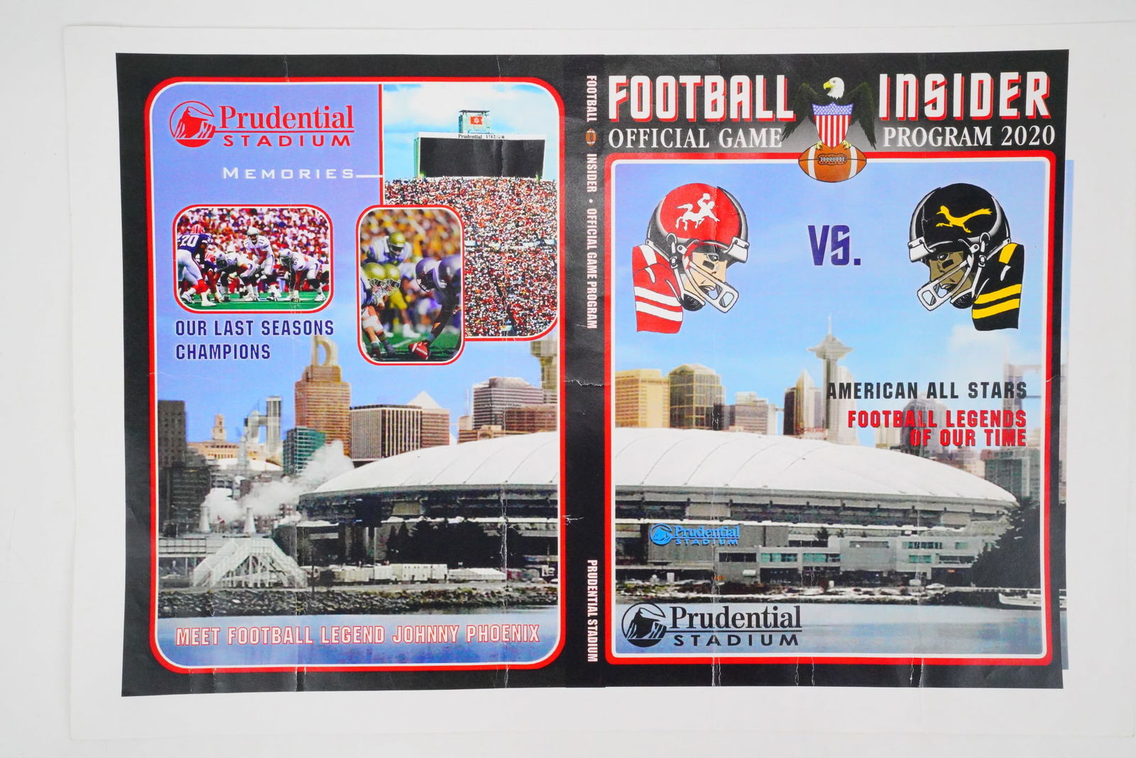 The 6th Day Prop Football Game Program (1 of 6)