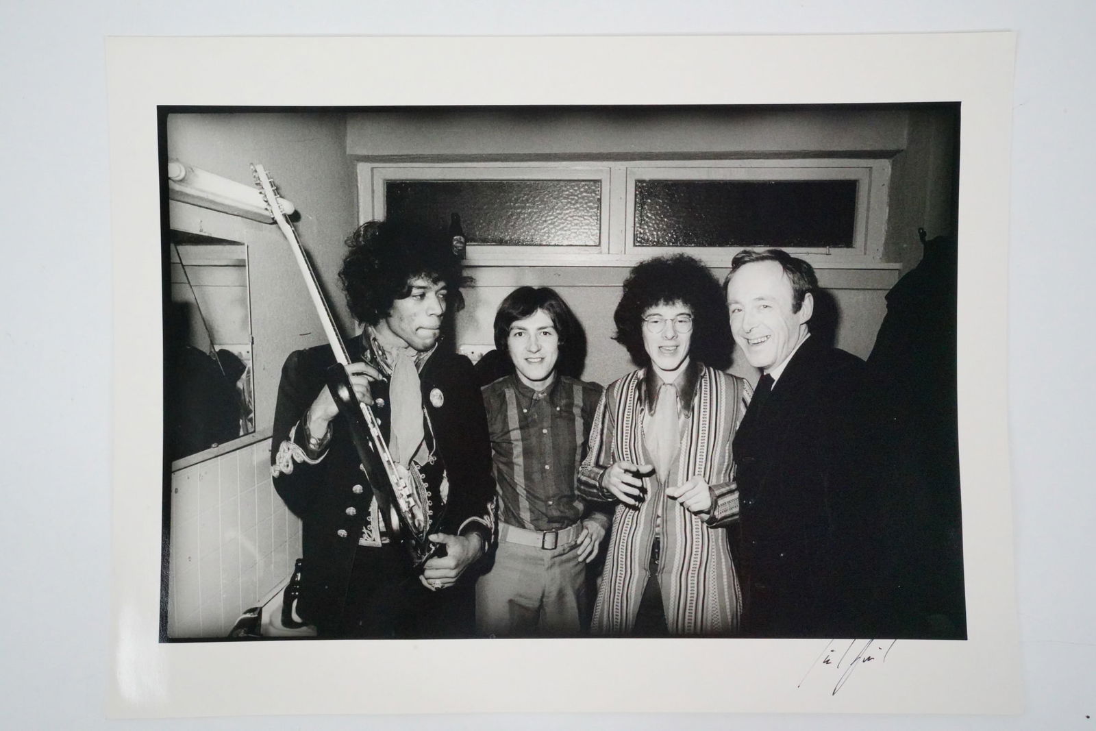 Jimi Hendrix Hamburg, 1967 Photo Signed by Gunter Zint (1 of 4)