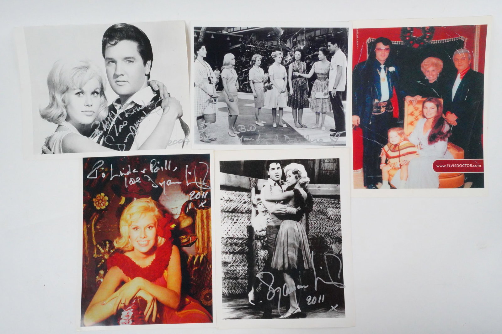Lot of (4) Elvis Presley Co-Stars Autographs (1 of 10)