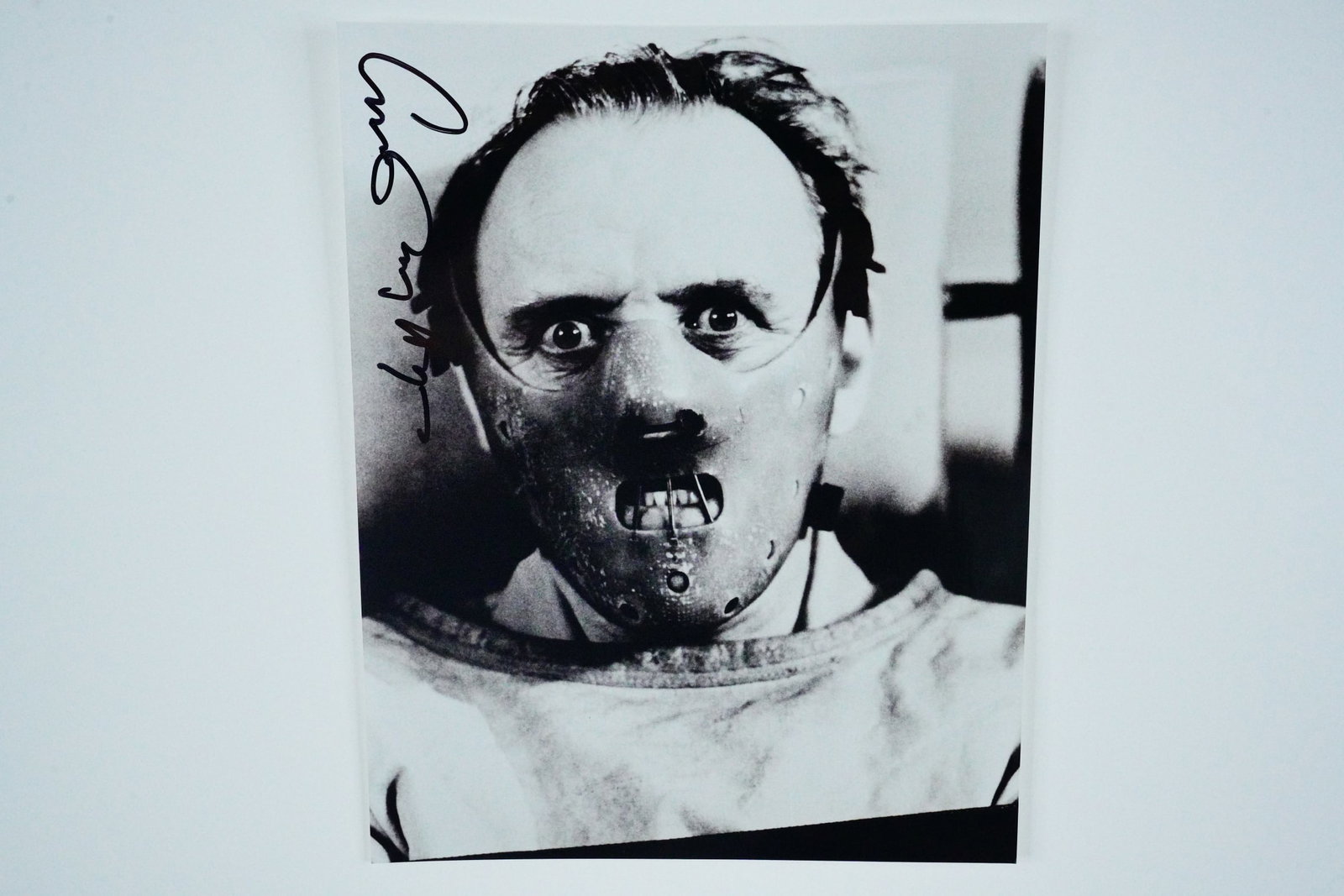 Anthony Hopkins "Hannibal Lecter" Signed Photo: Anthony Hopkins "Hannibal Lecter" Signed 8 x 10 Inch Photograph W/COA - This 8" x 10" photograph is signed by Anthony Hopkins as the chilling Dr. Hannibal Lecter, one of cinema's most unforgettable ch