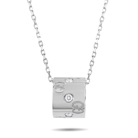 Gucci 0.20ctw Diamond and 18K 15" Necklace
