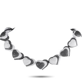 de Grisogono 57.56ctw Black and White Diamond 18K Necklace