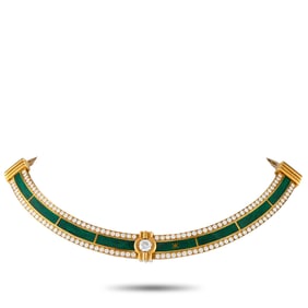 Korloff 6.85ctw Diamond, Enamel and 18K Necklace
