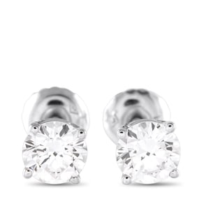 1.00ctw VVS-VS Lab Grown Diamond and 14K Earrings