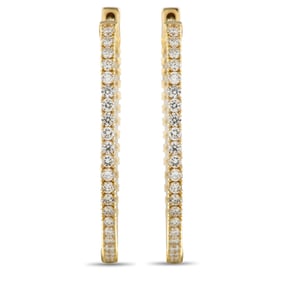 1.75ctw VVS1-VS2/E-F Lab Grown Diamond 14K Earrings
