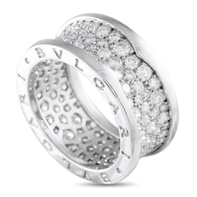 Bvlgari B.zero1 2.52ctw Diamond 18K White Gold Ring