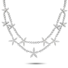 Asprey London 5.75ctw Diamond and 18K Necklace