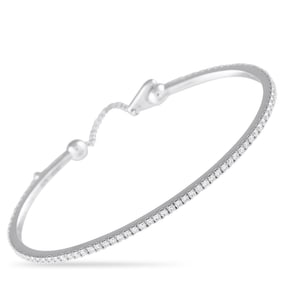 Messika 0.80ctw Diamond and 18K White Gold Bracelet