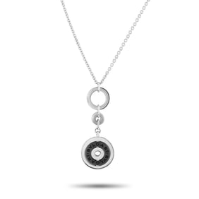 Bvlgari Astrale 18K White Gold 18" Pendant Necklace