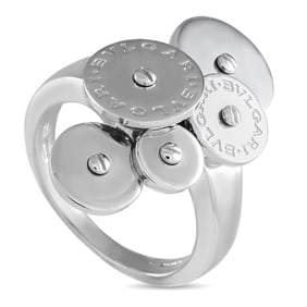 Bvlgari Cicladi 18K White Gold 5-Disc Ring