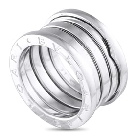 Bvlgari B.zero1 18K White Gold Four-Band Ring