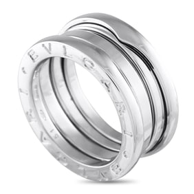 Bvlgari B.zero1 18K White Gold Three-Band Ring