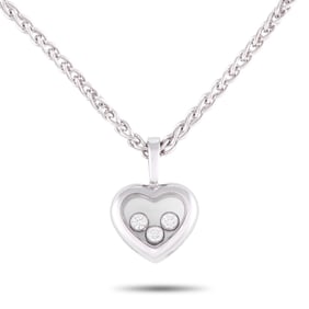 Chopard Happy Diamonds 18K and Diamond 16" Necklace