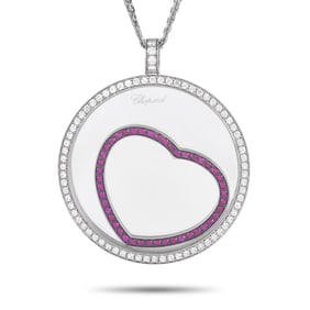 Chopard 1.31ctw Diamond, 0.93ctw Ruby, 18K Necklace