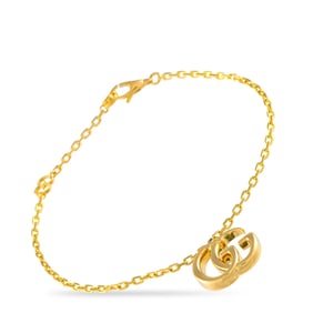 Gucci 18K Yellow Gold 8" GG Bracelet