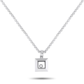 Chopard Happy Diamonds 18K and Diamond 16" Necklace