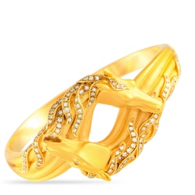 Carrera y Carrera 18K and Diamond Horse Head Bracelet