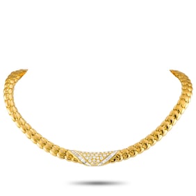 Van Cleef & Arpels 3.28ctw Diamond and 18K Necklace