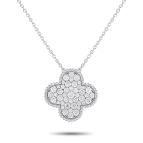 Van Cleef & Arpels 2.44ctw Diamond and 18K Necklace