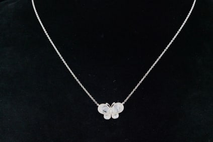 Tiffany & Co. 0.66ctw Diamond and Platinum Necklace