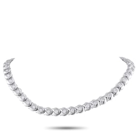 9.00ctw Diamond and 18K White Gold Collar Necklace