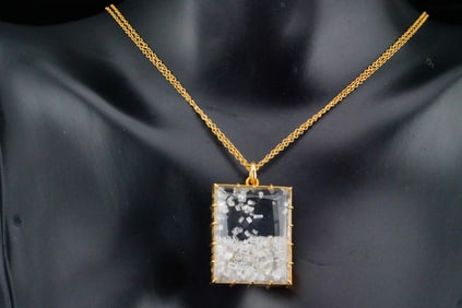 Renee Lewis 4.44ctw Diamond and 18K Shaker Necklace