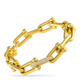 Tiffany & Co. Hardware 1.70ctw Diamond 18K Bracelet