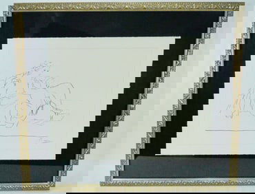 Bibi Hilton's Picasso (After) "Femme et Enfant" Lithograph