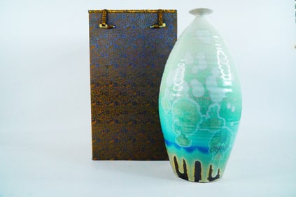 Bibi Hilton's Sun Chao Crystalline Glaze Ceramic Vase