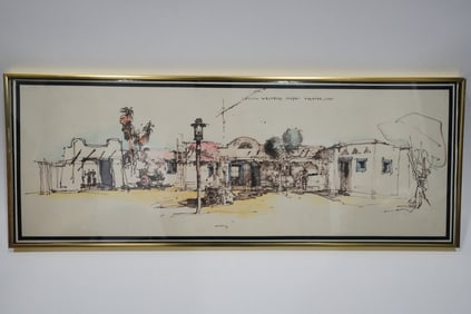 Disney H. Ryman "Frontierland" Concept Art