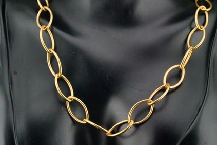 Tiffany & Co. Germany 18K Yellow Gold 17.75" Necklace