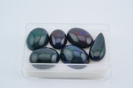 53.95ctw Loose Black Opal Gemstones