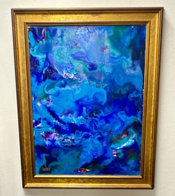 Giovanni Longo "Favole di Notte" Signed Painting